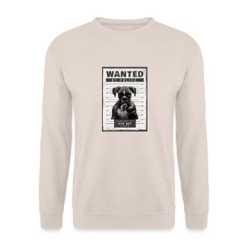 Boxer Dog Owner Dog Dogs Dog Breed Boxer - Unisex Sweatshirt - sand - Front - Alina (178cm) & Michal (187cm)