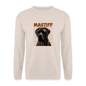 Great Dane Dog Dogs Great Dane - Unisex Sweatshirt - sand - Front - Alina (178cm) & Michal (187cm)