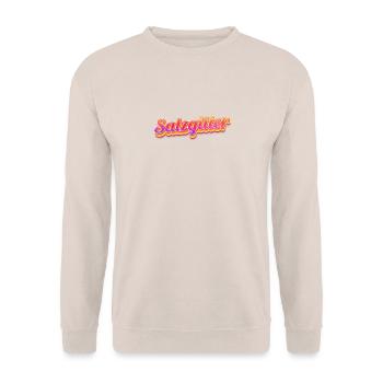 Salzgittererin Salzgitterer Salzgitter - Unisex Pullover - Sand - Vorne - Alina (178cm) & Michal (187cm)