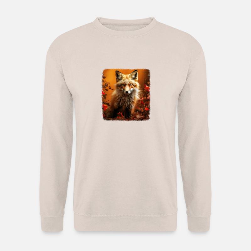 Füchse realistic Fuchs - Unisex Pullover - Sand