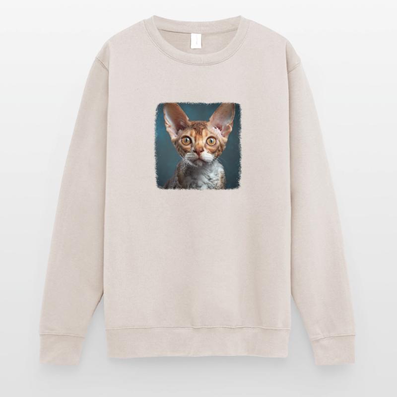 Chaton Devon Rex Chat Devon Rex Sweat-shirt Unisexe