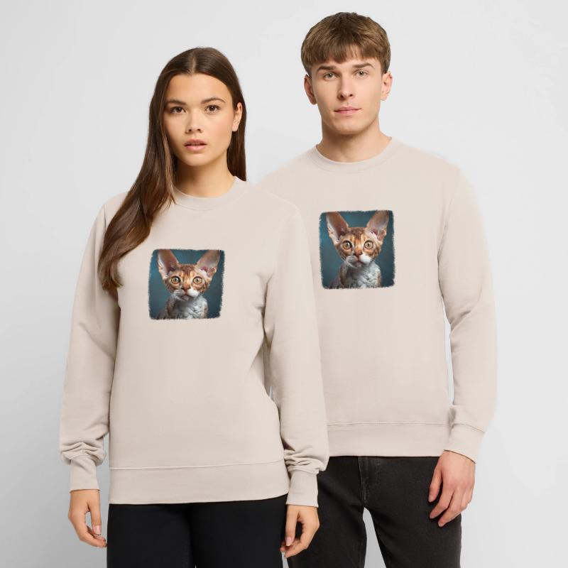 Devon Rex Kitten Devon Rex Cat Unisex Sweatshirt