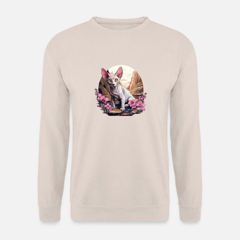Chaton Sphynx Chat Sphynx - Sweat-shirt Unisexe - sable
