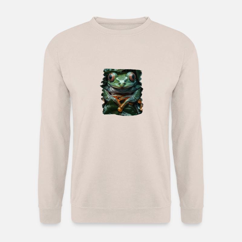 Tree Frog Baumfrösche Baumfrosch - Unisex Pullover - Sand