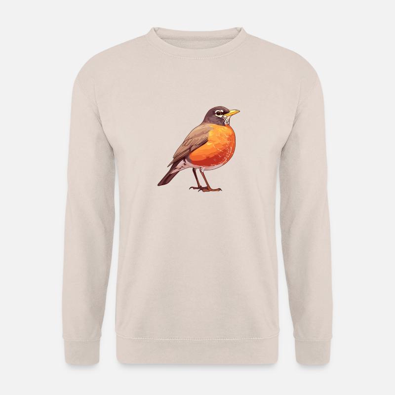 Robin Rotkehlchen - Unisex Pullover - Sand