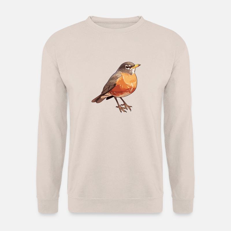 Robin Rotkehlchen - Unisex Pullover - Sand