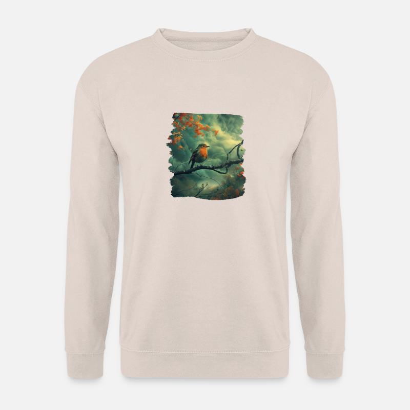 Robin Rotkehlchen - Unisex Pullover - Sand