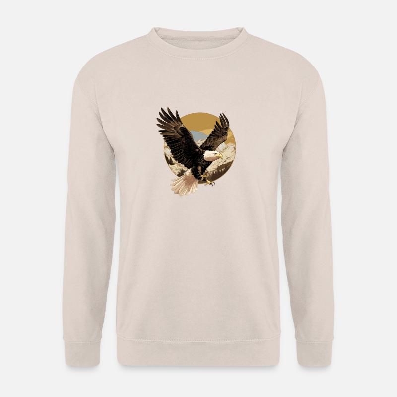 Bald Eagle Weißkopfseeadler - Unisex Sweatshirt - sand
