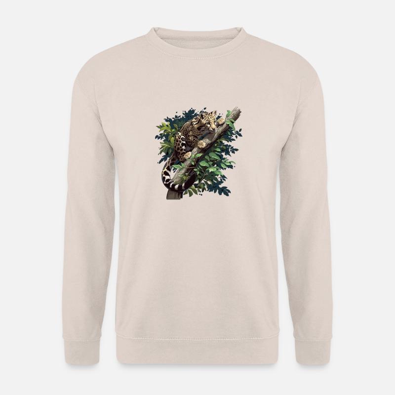 Clouded Leopard Nebelparder - Unisex Pullover - Sand