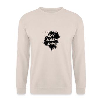 Manger Dormir Nager - Sweat-shirt Unisexe - sable - Devant - Alina (178cm) & Michal (187cm)