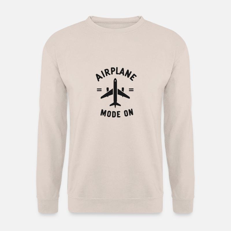 Flugzeugmodus Ein - Unisex Pullover - Sand