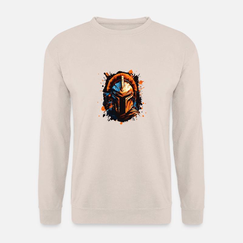 Spartaner Helm - Unisex Pullover - Sand