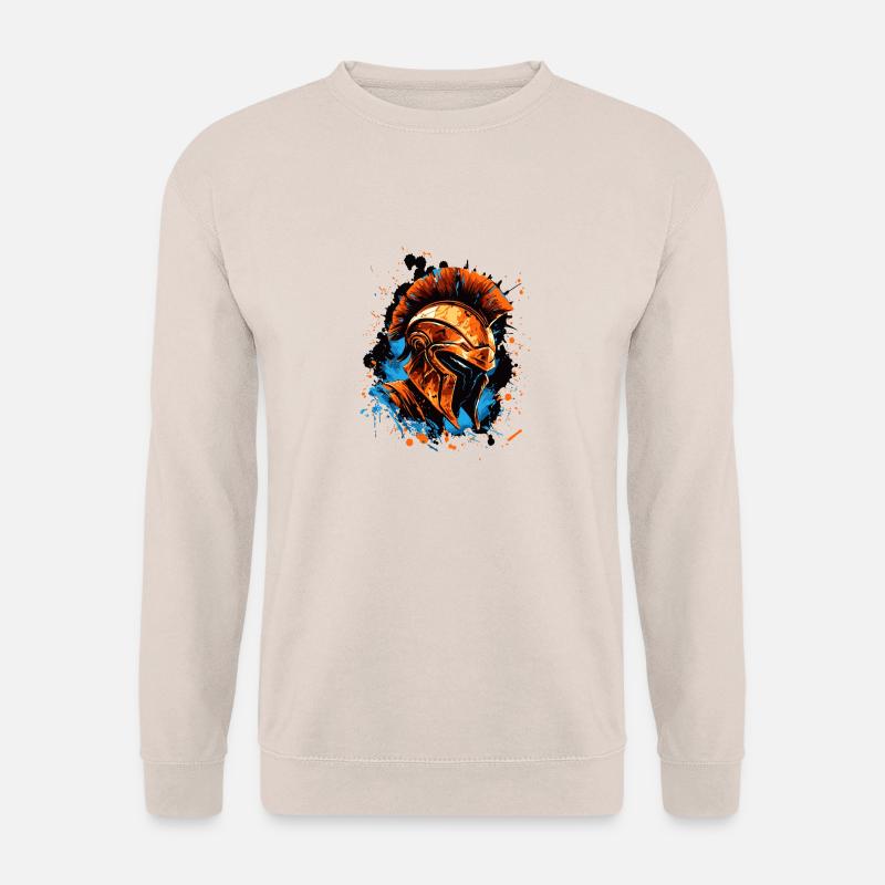 Spartaner Helm - Unisex Pullover - Sand