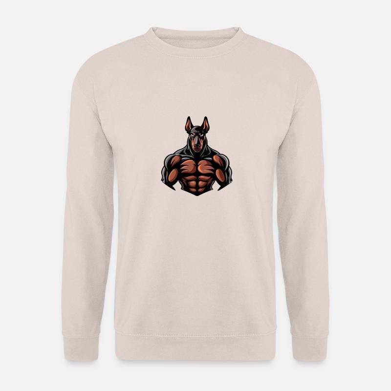 Hund Dobermann Dog - Unisex Pullover - Sand