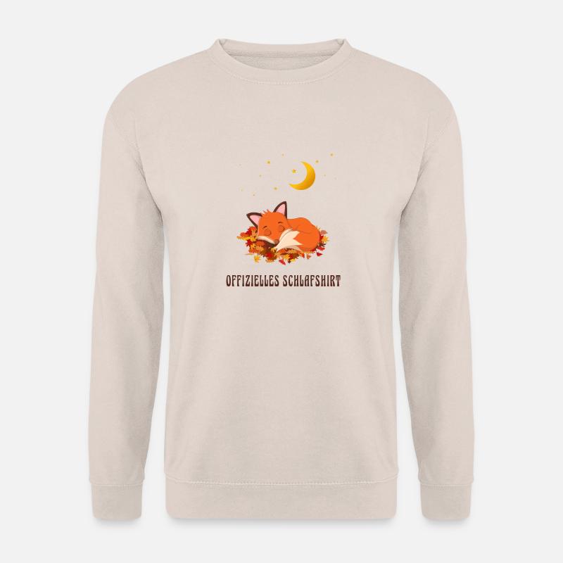 Offizielles Schlafshirt Fuchs - Unisex Pullover - Sand