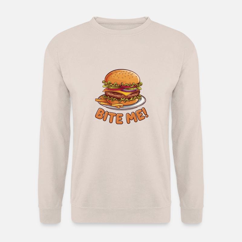 HAMBURGER - Unisex Pullover - Sand
