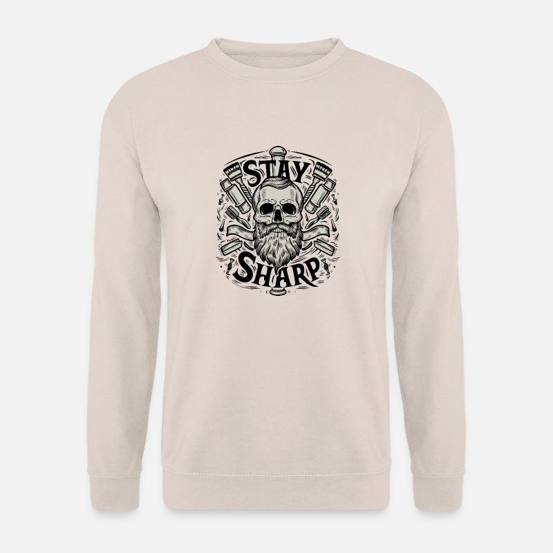 Stay sharp barber - Unisex Sweatshirt - sand