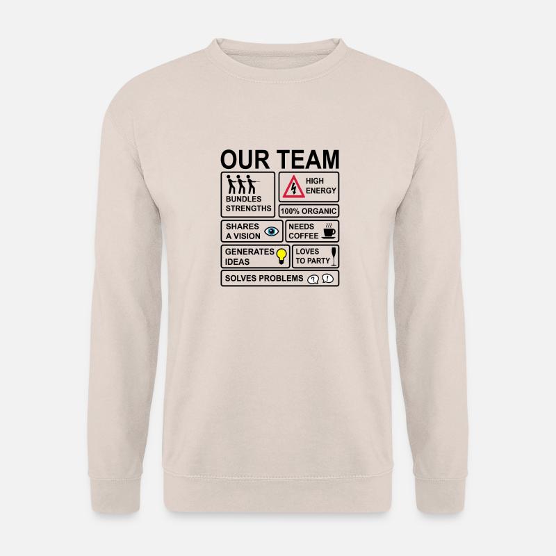 Team - Unisex Pullover - Sand