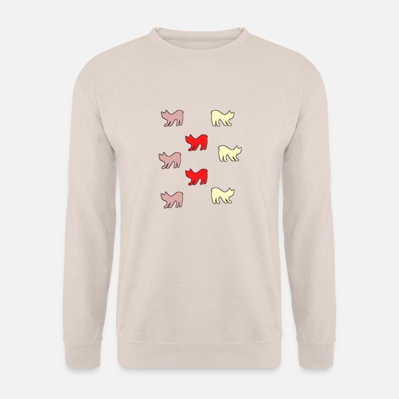 Katzen ohne Schwanz - Unisex Pullover - Sand