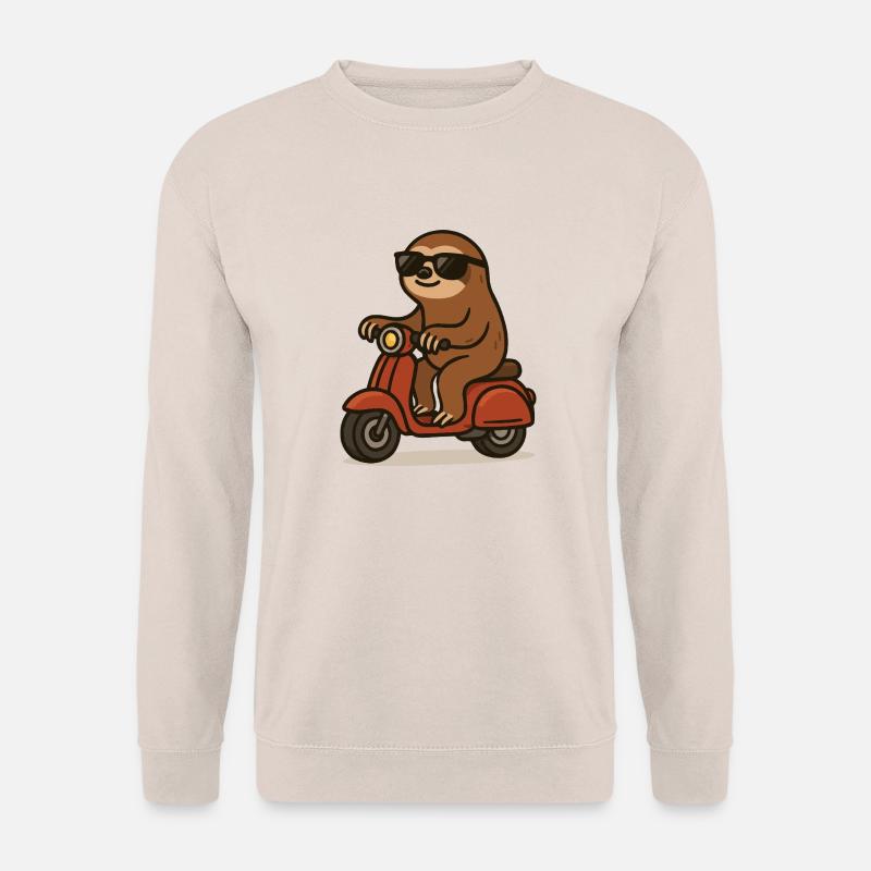 faultier moped - Unisex Pullover - Sand