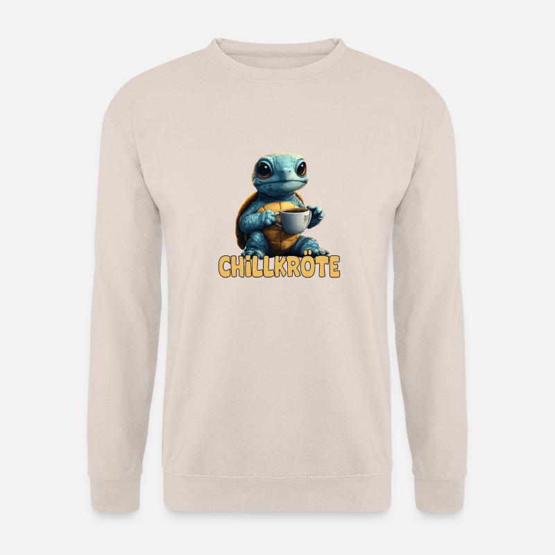 Chill Toad Pun Turtle - Unisex Sweatshirt - sand