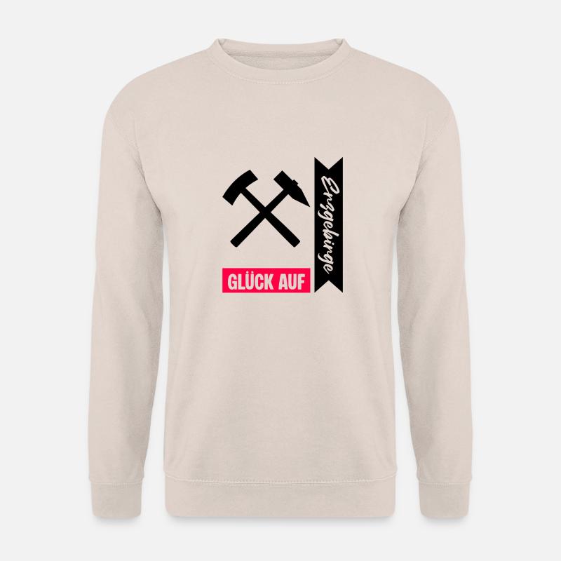 Erzgebirge Bergmann Gruss - Unisex Pullover - Sand
