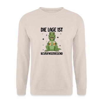 La situation est l’ivresse - Sweat-shirt Unisexe - sable - Devant - Alina (178cm) & Michal (187cm)
