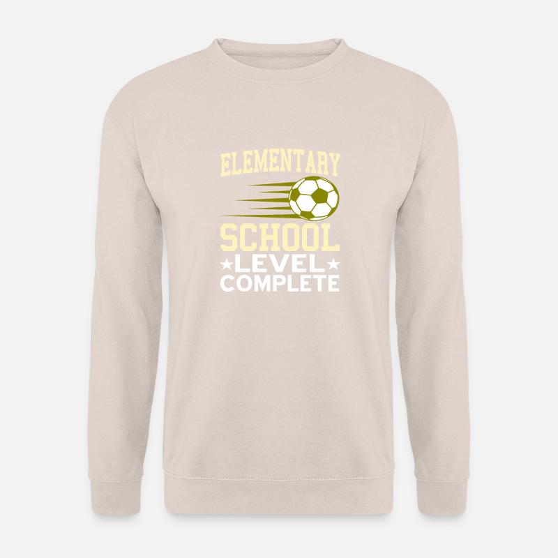 Funny Elementary Completed Soccer Vibe - Unisex Sweatshirt - sand