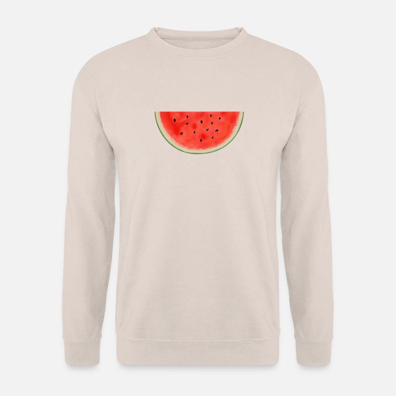 Melone Sommer Melonen Früchte Obst Vegetarisch - Unisex Pullover - Sand