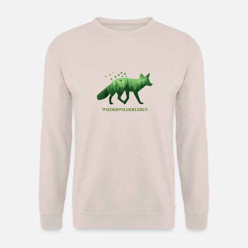 Fuchs - WiederWilderLeben - Unisex Pullover - Sand