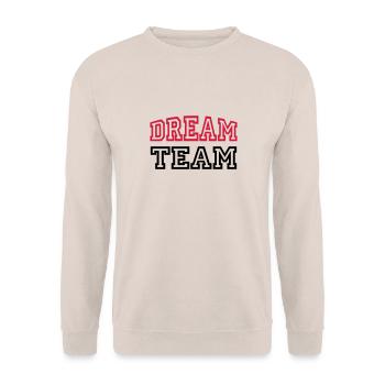Dream Team - Sweat-shirt Unisexe - sable - Devant - Alina (178cm) & Michal (187cm)