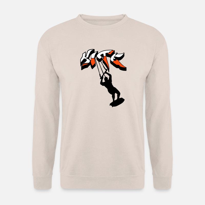 kiteboarding, kitesurfer, kiteboard, kitesurfing - Unisex Sweatshirt - sand