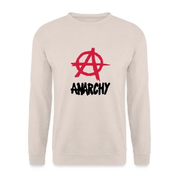 Anarchy__V002 - Unisex Pullover - Sand - Vorne - Alina (178cm) & Michal (187cm)