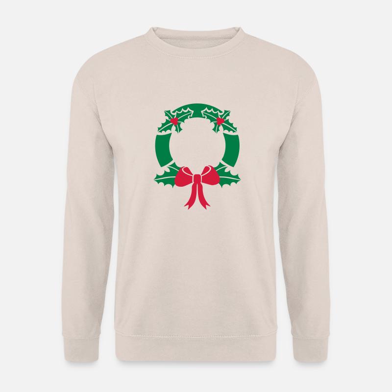 Kranz Weihnachten - Unisex Pullover - Sand