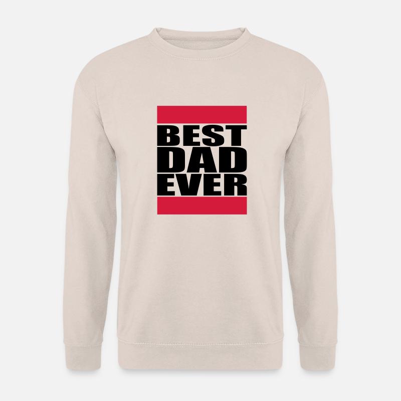 Best Dad Ever Logo - Unisex Sweatshirt - sand