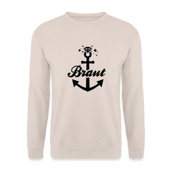 Braut T-Shirt - Junggesellinnenabschieds T-Shirts - Unisex Pullover - Sand - Vorne - Alina (178cm) & Michal (187cm)