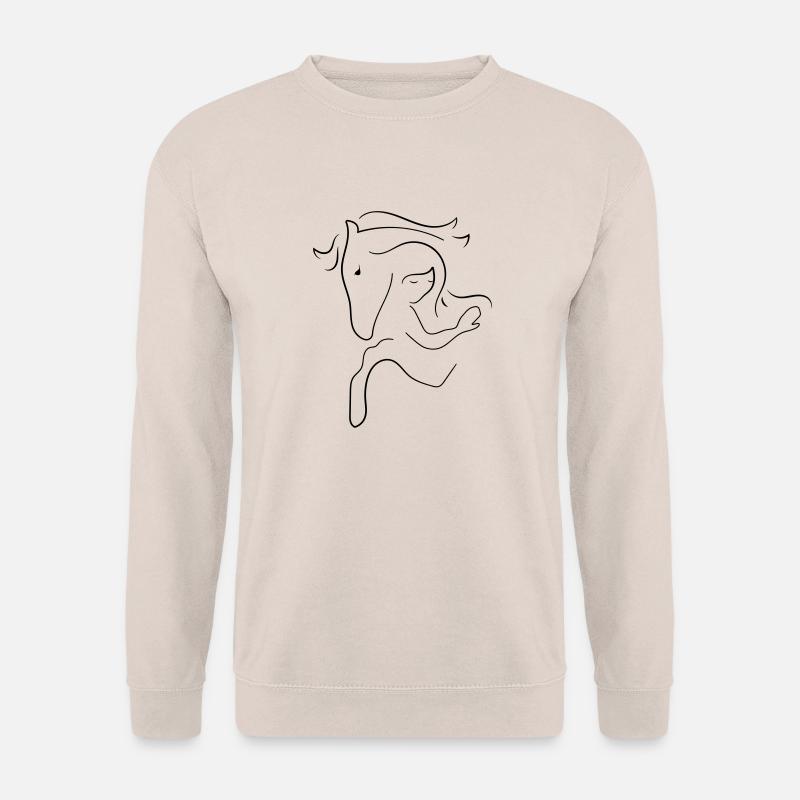 Pferd - Unisex Pullover - Sand