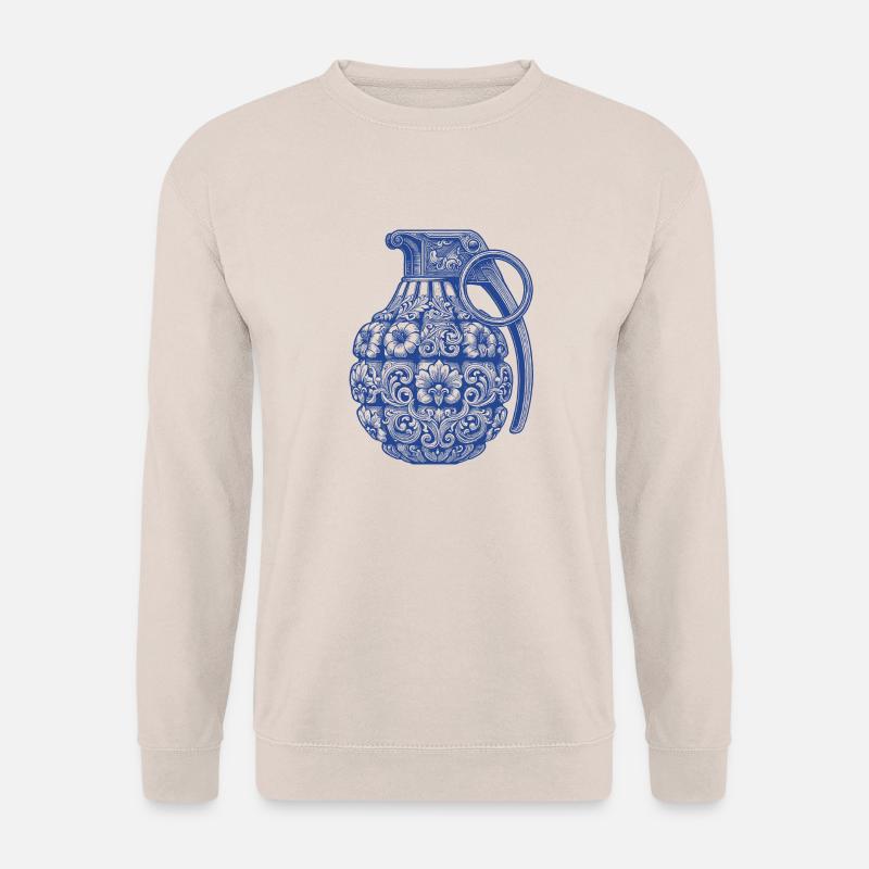 Ornamenten bombe - Unisex Pullover - Sand