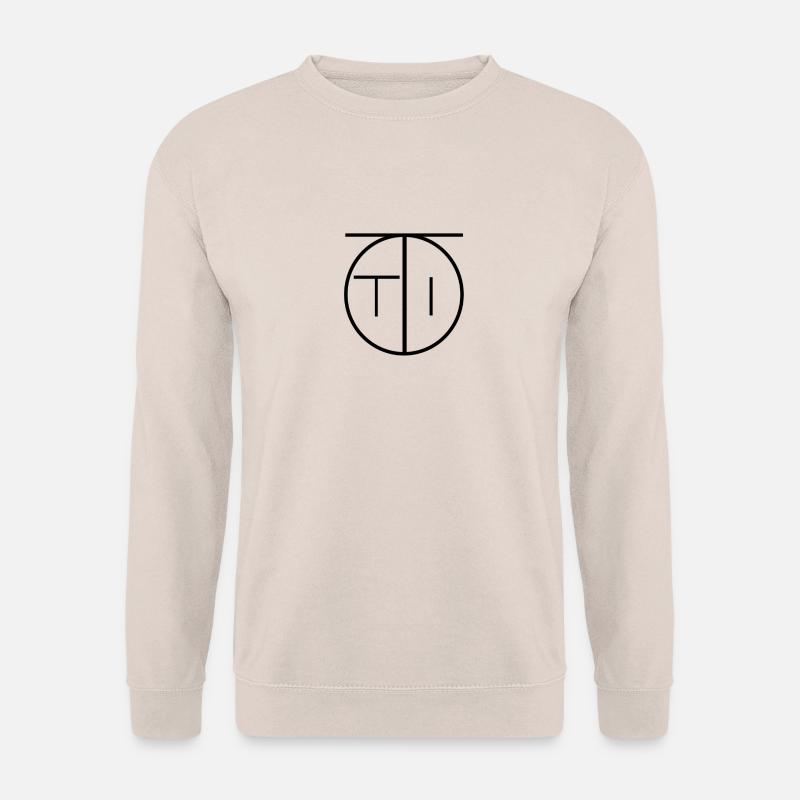 Logo DJ TITO noir - Sweat-shirt Unisexe - sable