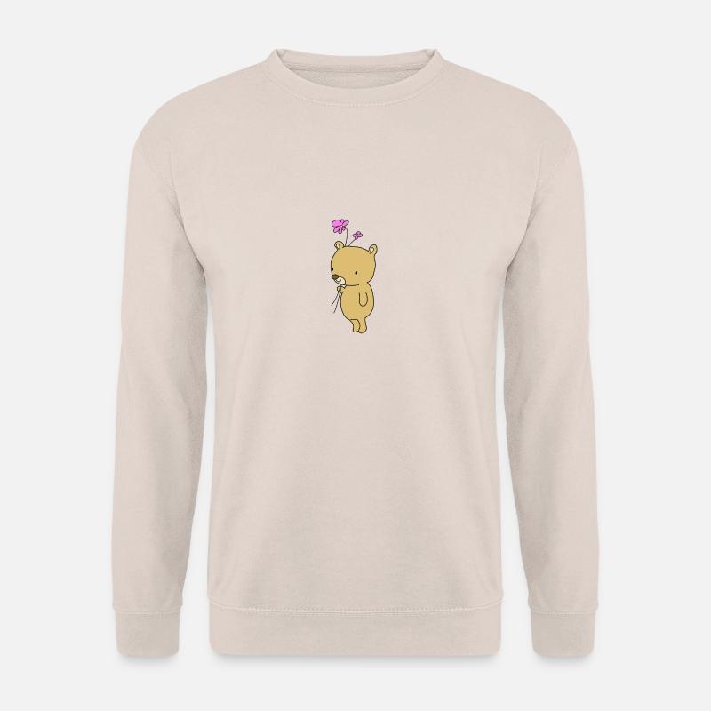 cute bear - Unisex Sweatshirt - sand