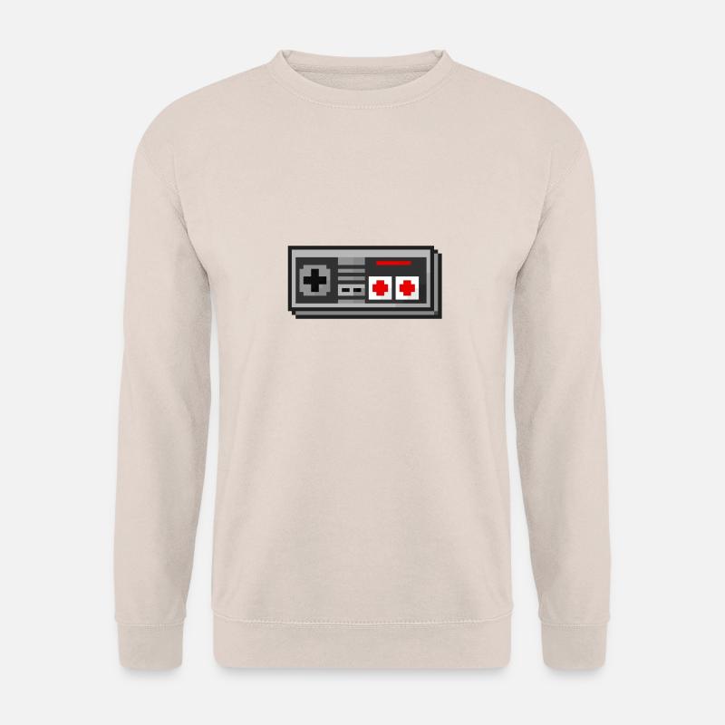 3D Nes Controller - Unisex Pullover - Sand