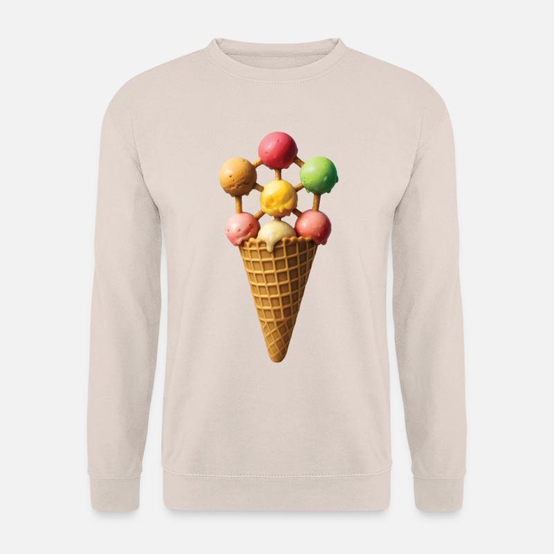 GEFRORENE ATOME – Belgien - Unisex Pullover - Sand