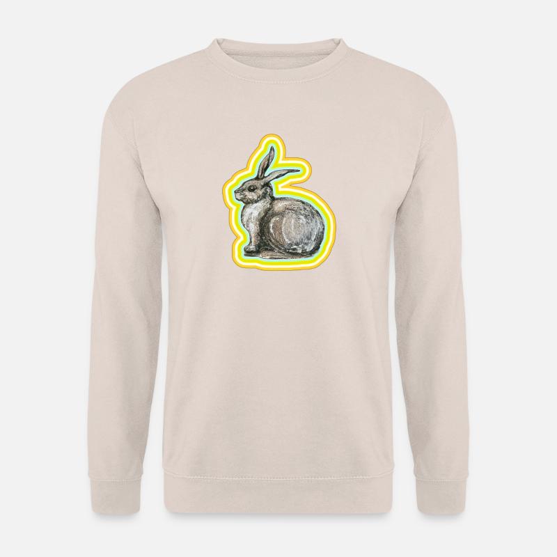 Hasenmotiv - Unisex Pullover - Sand