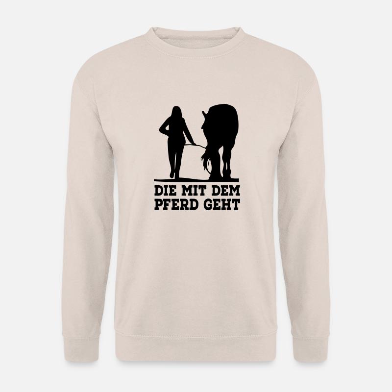 Pferd - Unisex Pullover - Sand