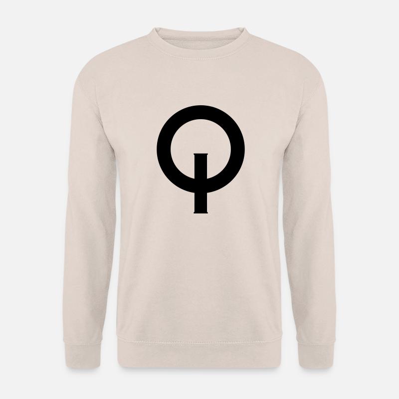 Optimist_Zeichen-svg - Unisex Sweatshirt - sand
