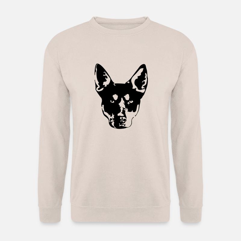 Kelpie Kopf - Unisex Pullover - Sand