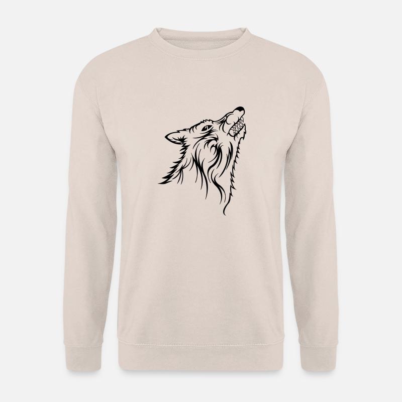 wolf - Unisex Sweatshirt - sand