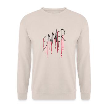 Sinner wound scratch - Unisex Sweatshirt - sand - Front - Alina (178cm) & Michal (187cm)