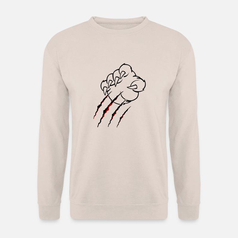 animal krallen - Unisex Pullover - Sand