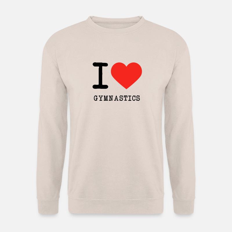 I love Gymnastics - Unisex Pullover - Sand